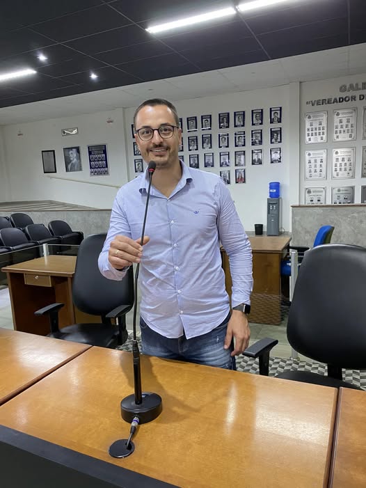 Rafael do Abner no plenário da Câmara Municipal